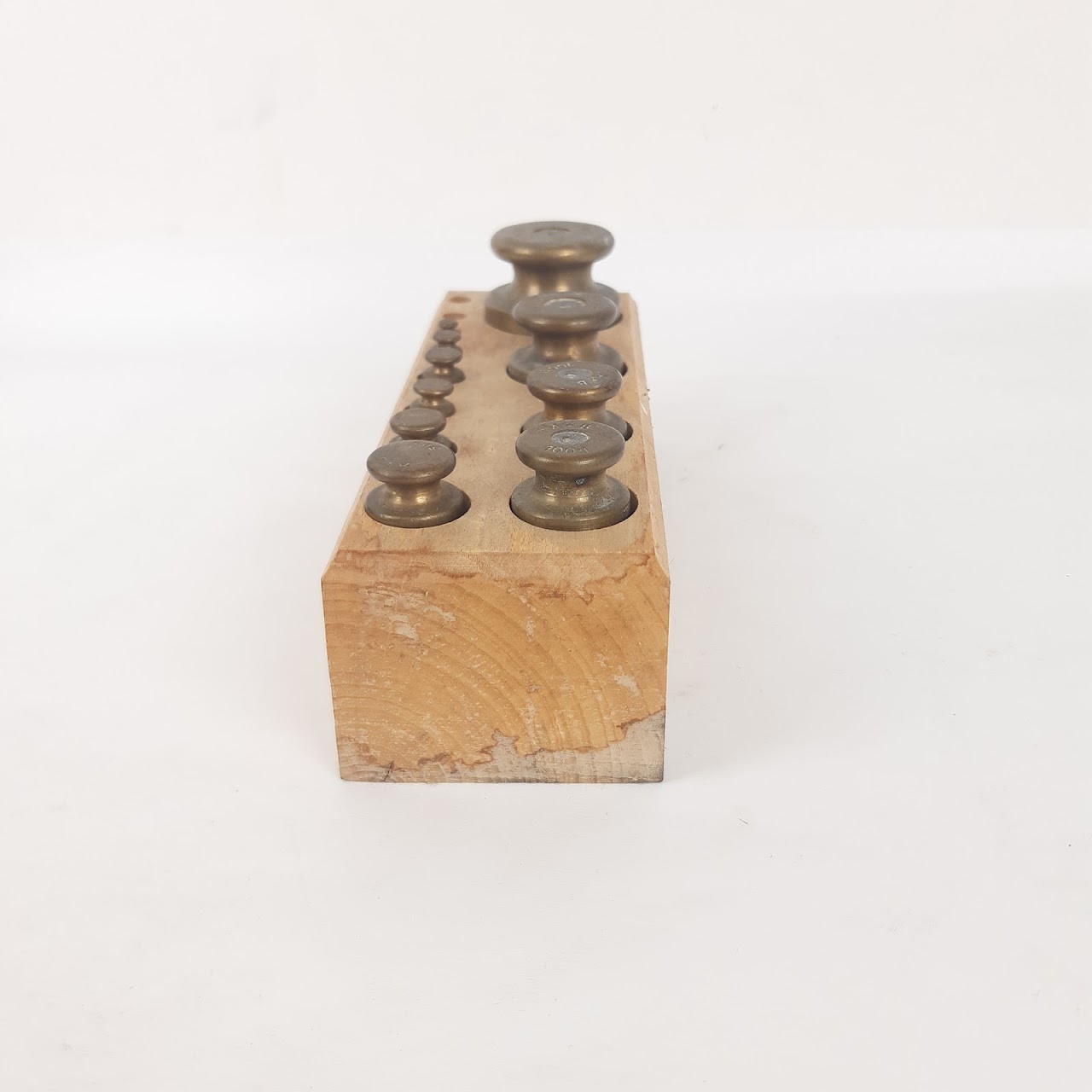 Brass Vintage Balance Weight Set