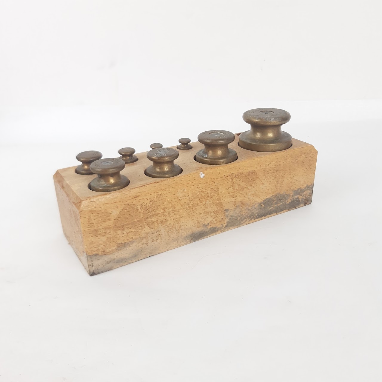 Brass Vintage Balance Weight Set