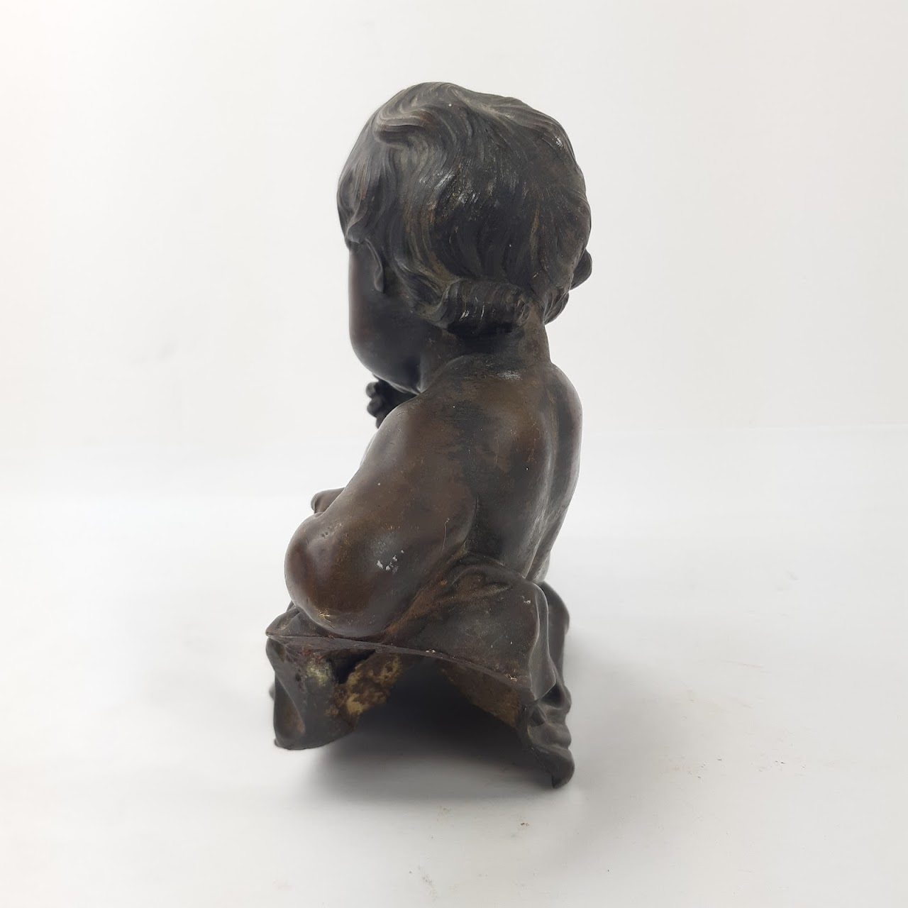 Courant Bronze Cherub Sculpture