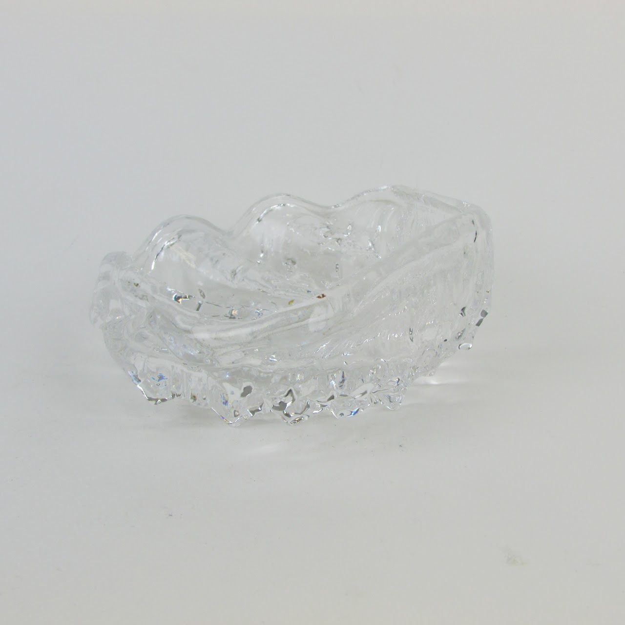 Tiffany & Co. Crystal Shell Trinket Dish