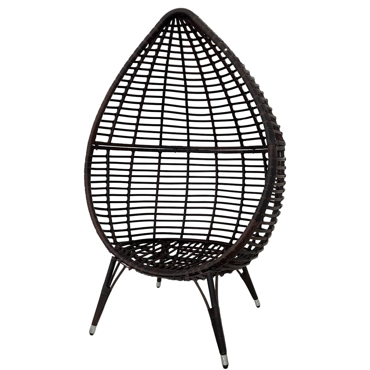 Patio Rattan Teardrop Lounge Chair