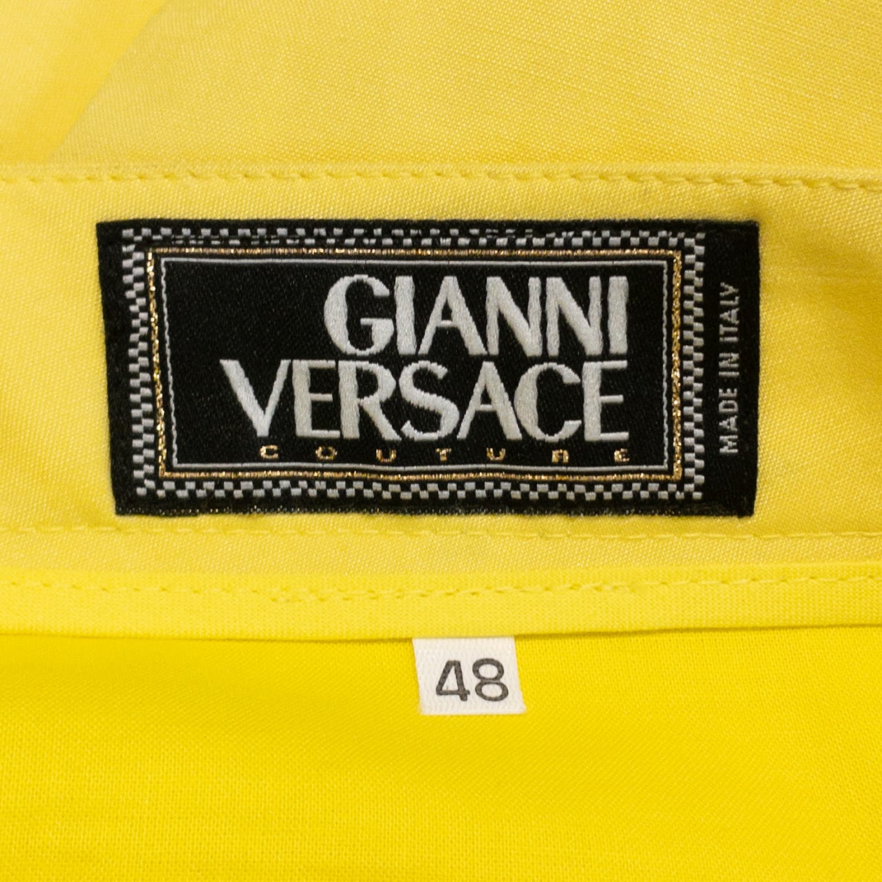 Gianni Versace Couture Yellow Pants