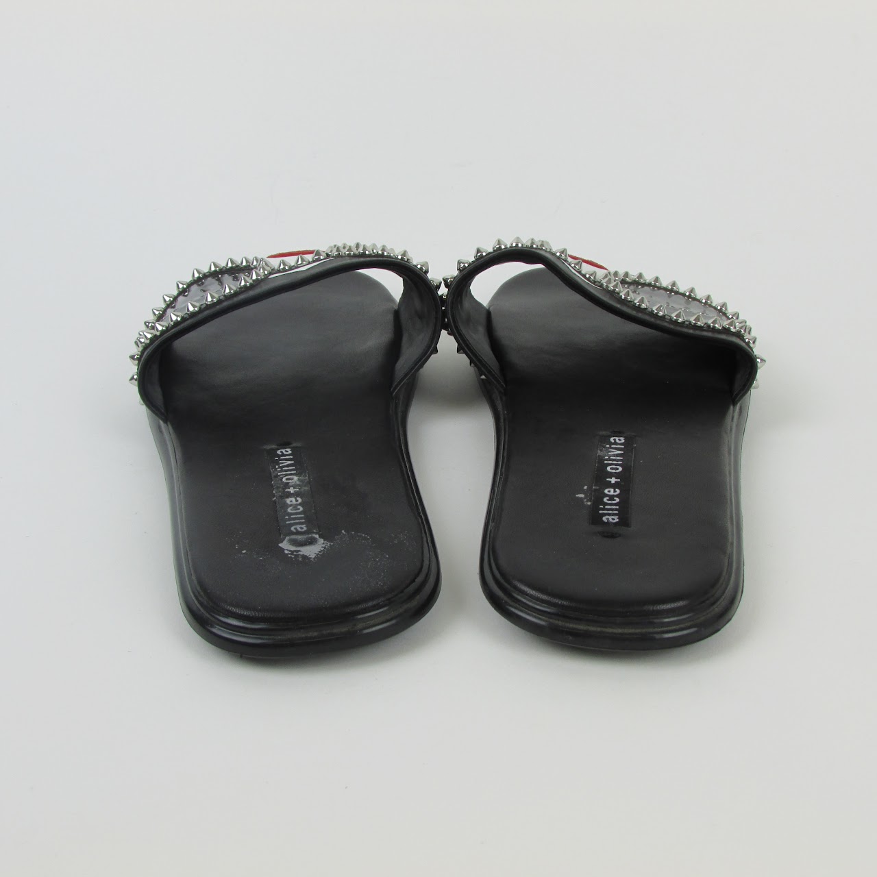 Alice & Olivia Stace Face Studded Slides