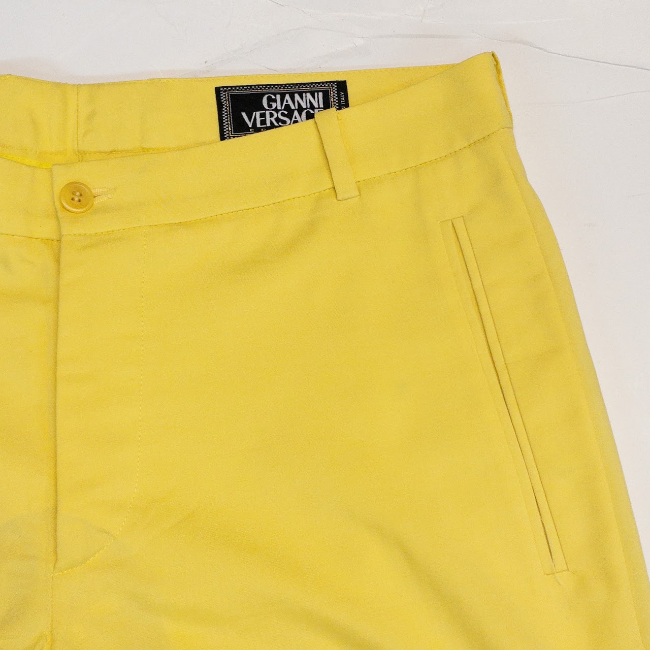 Gianni Versace Couture Yellow Pants