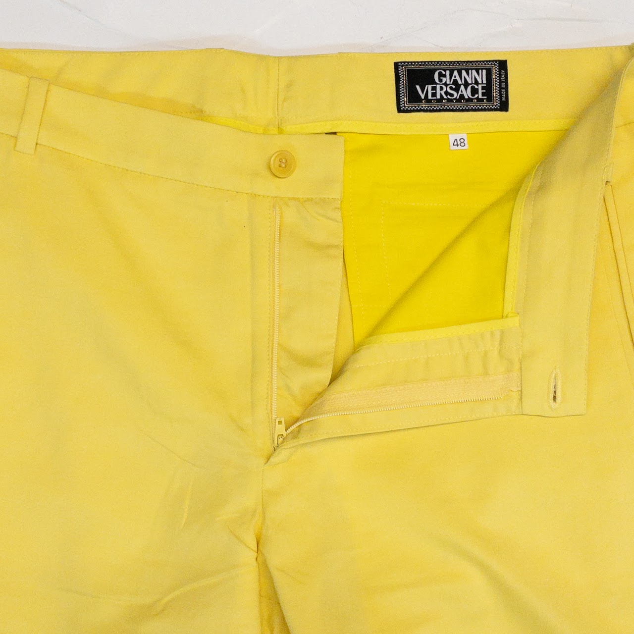 Gianni Versace Couture Yellow Pants