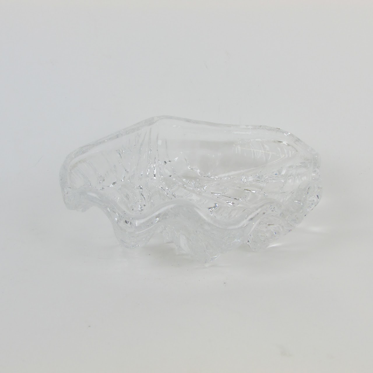 Tiffany & Co. Crystal Shell Trinket Dish