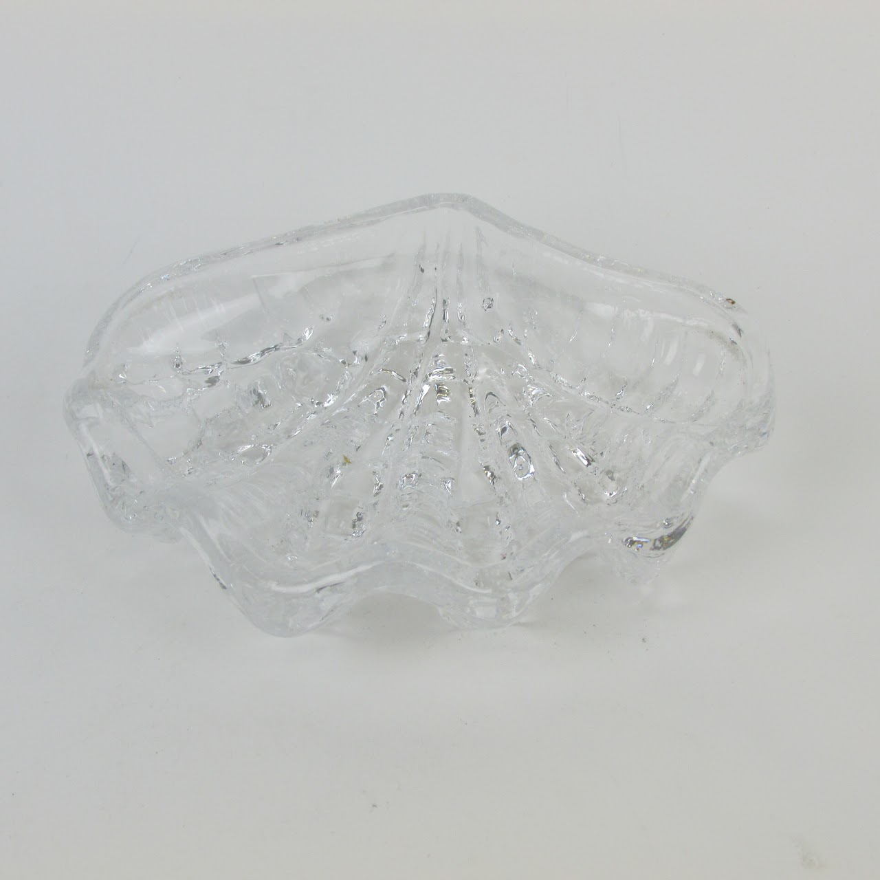 Tiffany & Co. Crystal Shell Trinket Dish