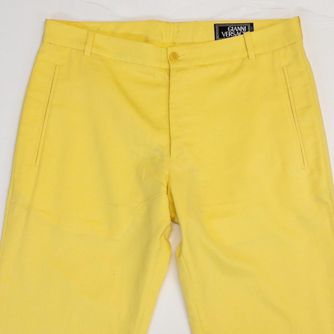 Gianni Versace Couture Yellow Pants