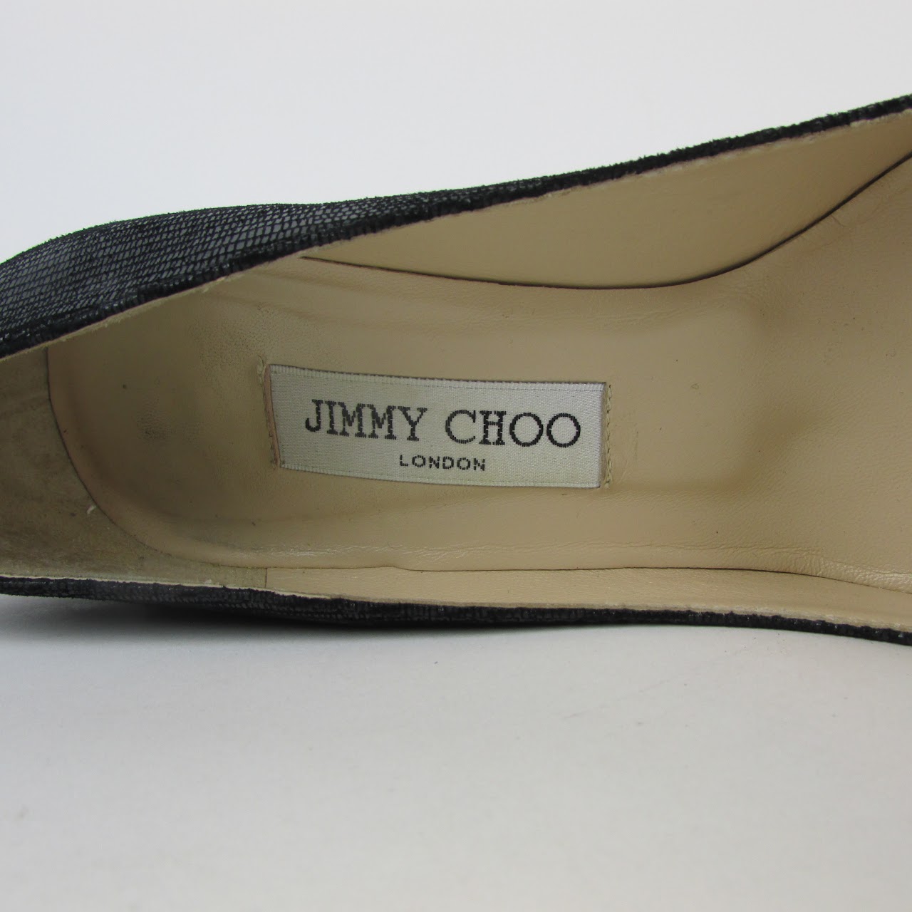 Jimmy Choo Lizard Embossed Leather Heels