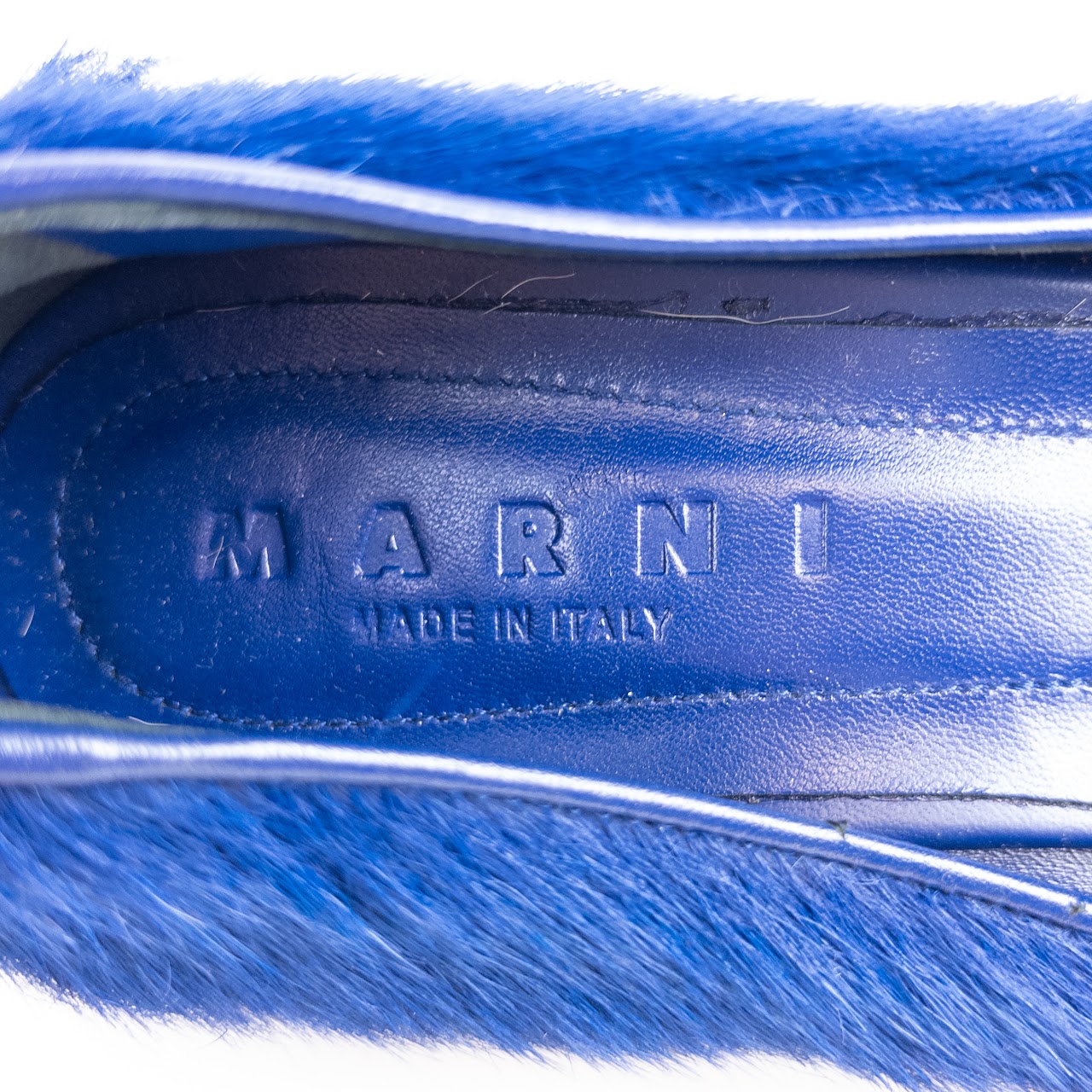 Marni Domesticated Calf Hair Pumps