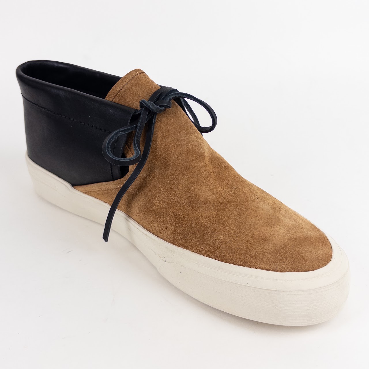 Maison Martin Margiela Leather And Suede Court Sneakers