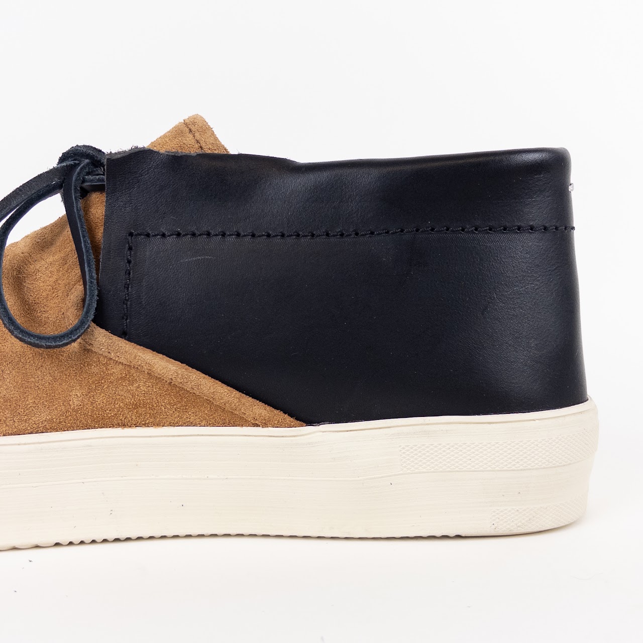 Maison Martin Margiela Leather And Suede Court Sneakers