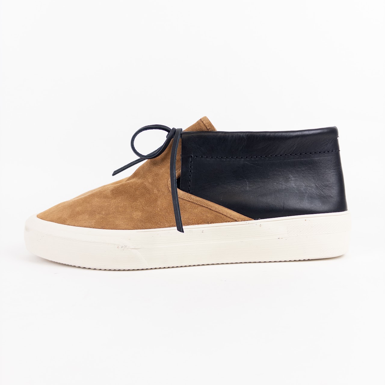 Maison Martin Margiela Leather And Suede Court Sneakers