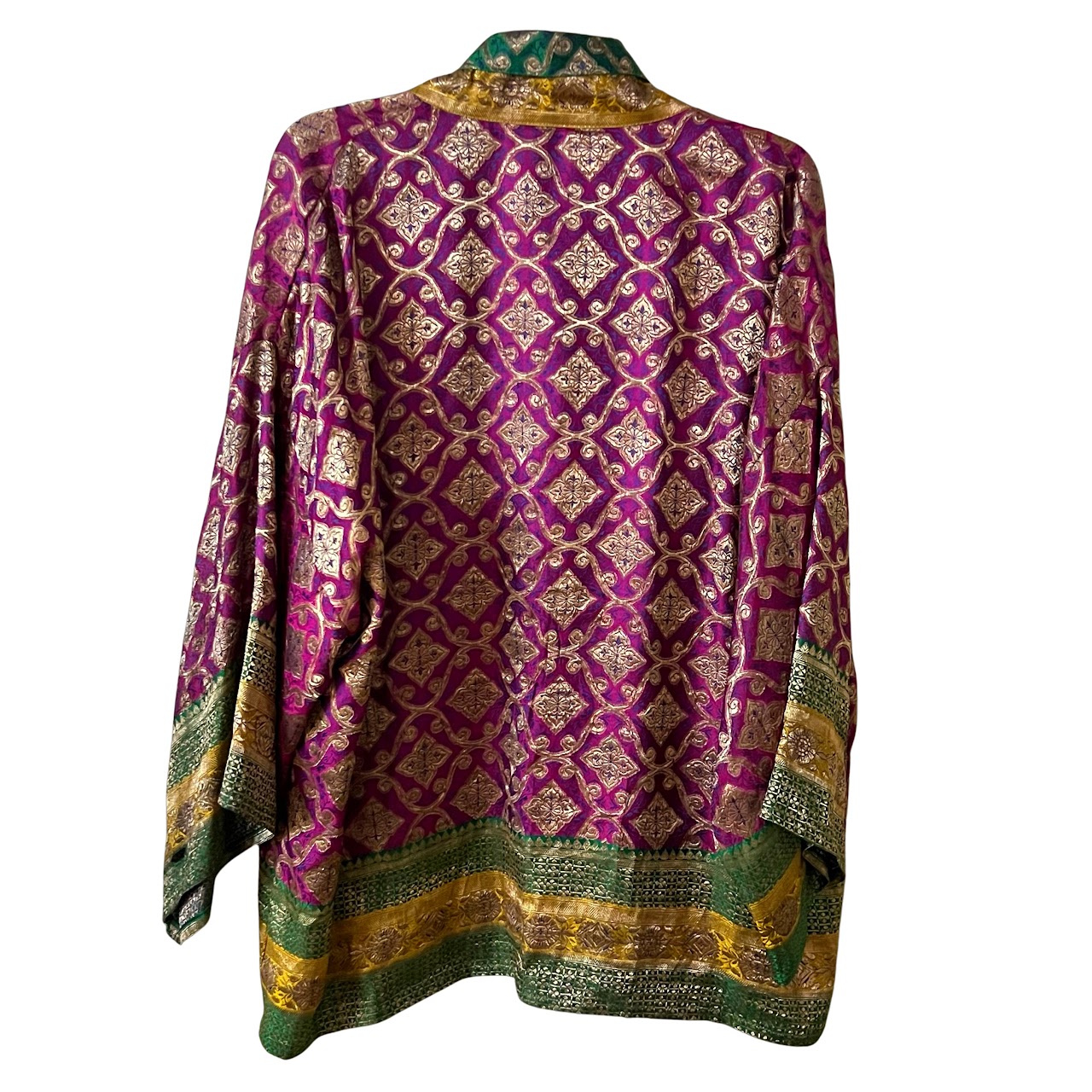 Silk Brocade Kimono Sleeve Jacket