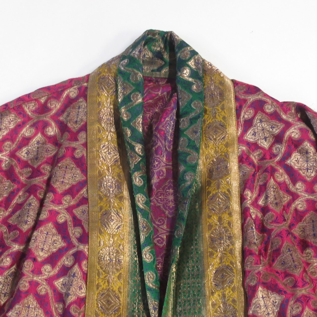 Silk Brocade Kimono Sleeve Jacket