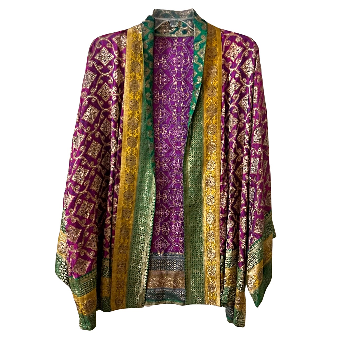 Silk Brocade Kimono Sleeve Jacket