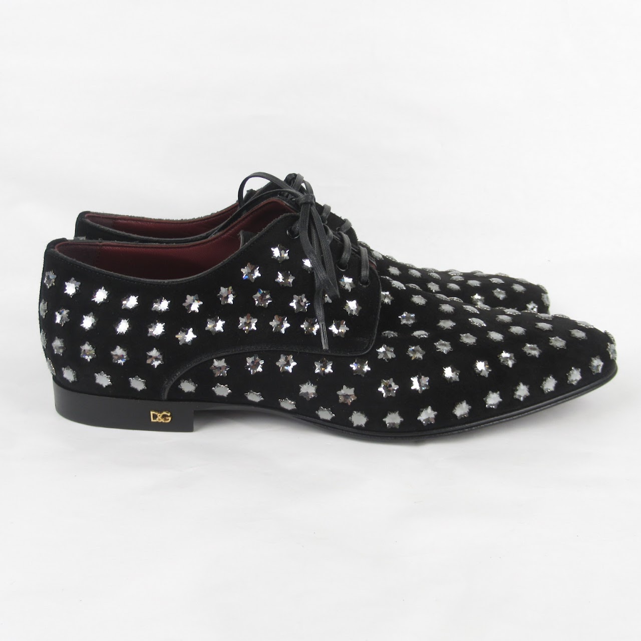 Dolce And Gabbana Embellished Derby Shoes 4091