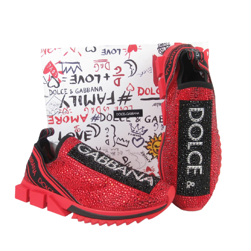 Dolce & Gabbana Sorrento Knit Sneakers NEW