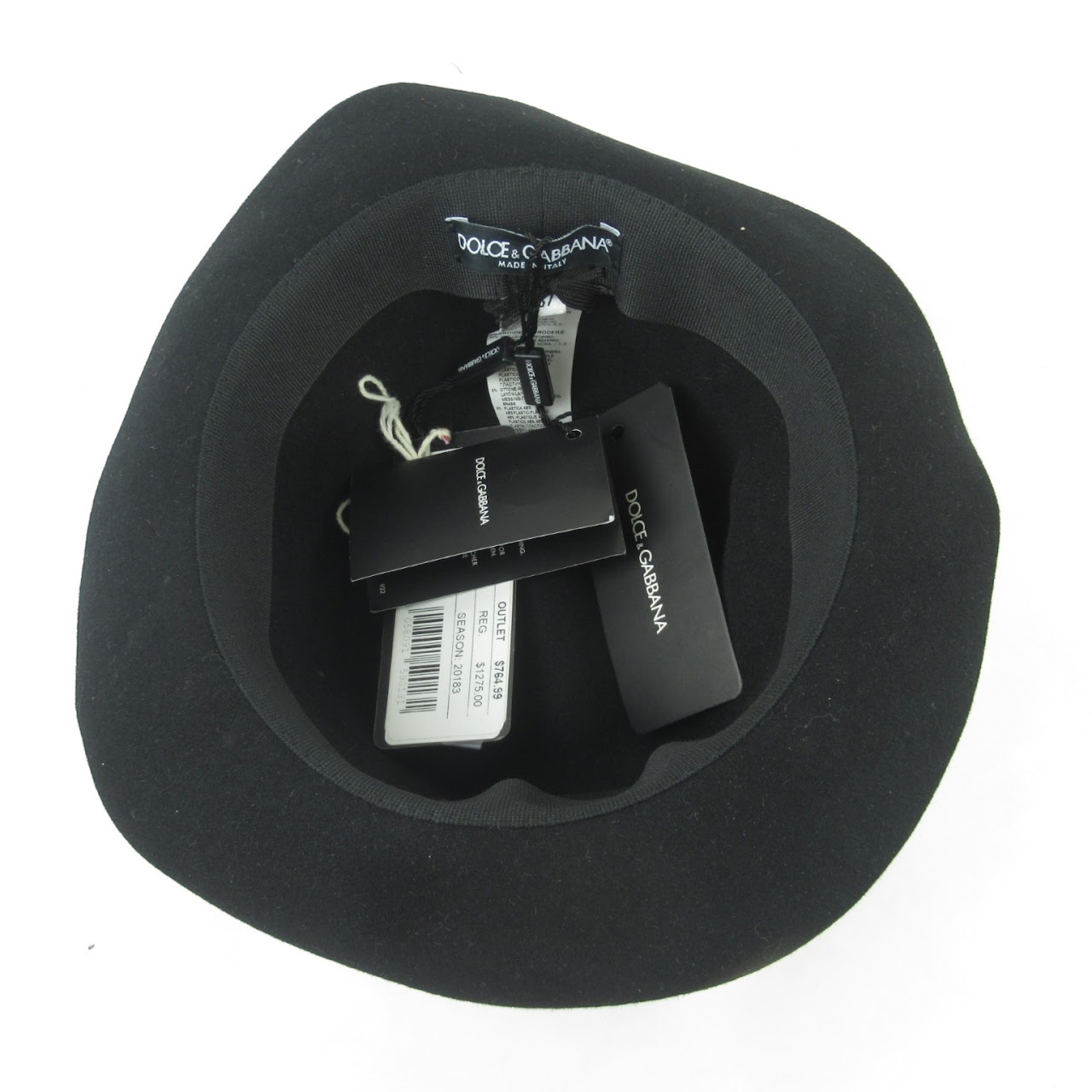 Dolce & Gabbana Crowned Bowler Hat