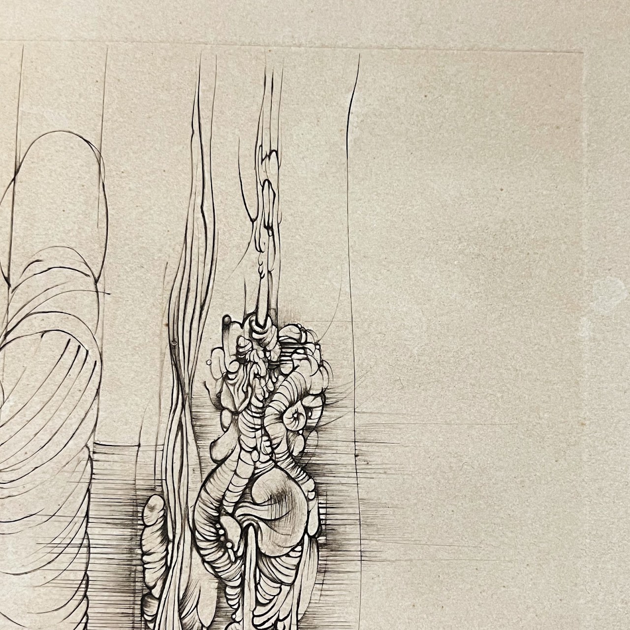 Hans Bellmer Signed Etching