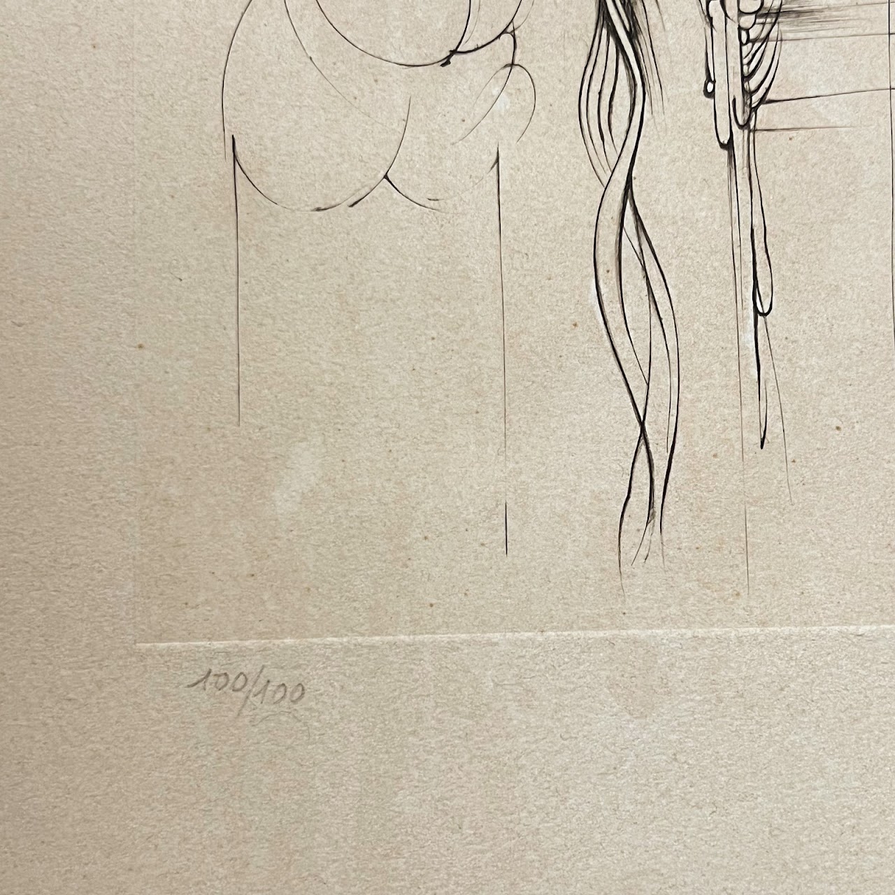 Hans Bellmer Signed Etching