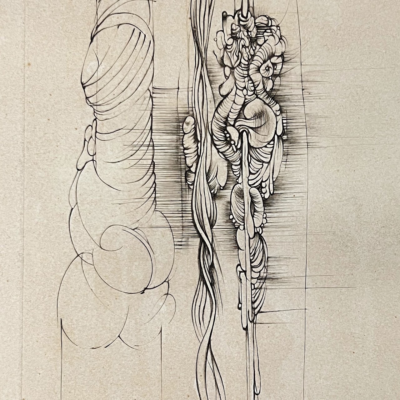 Hans Bellmer Signed Etching