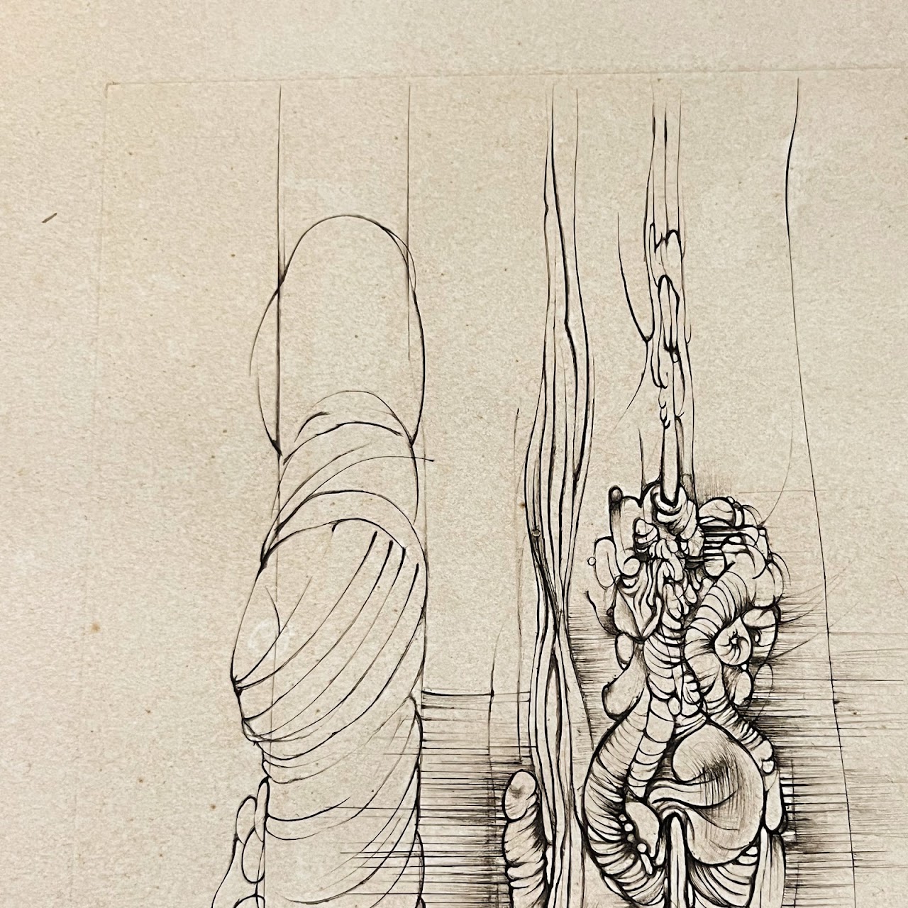 Hans Bellmer Signed Etching