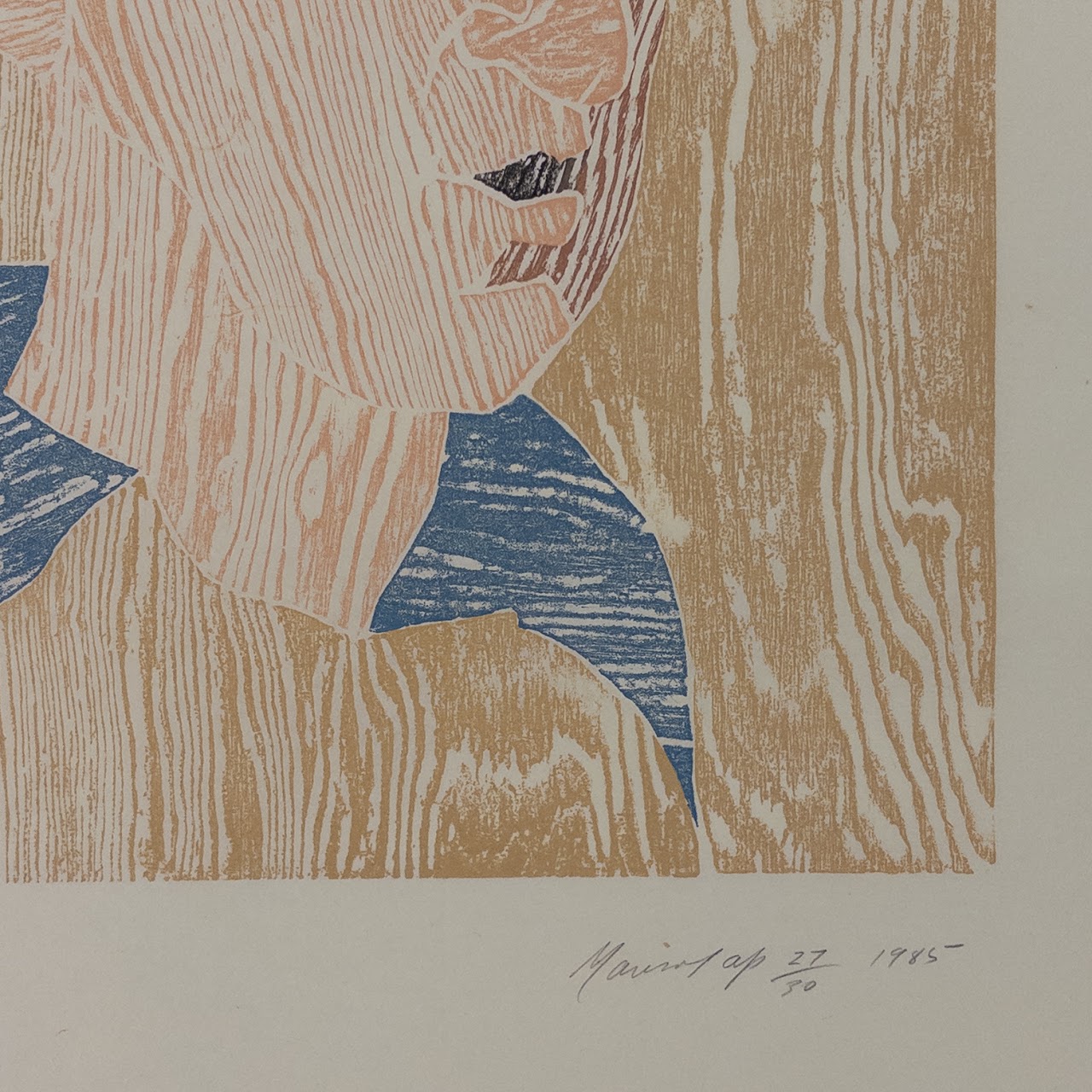 Marisol Escobar (Marisol) Signed Woody Allen Woodcut Etching