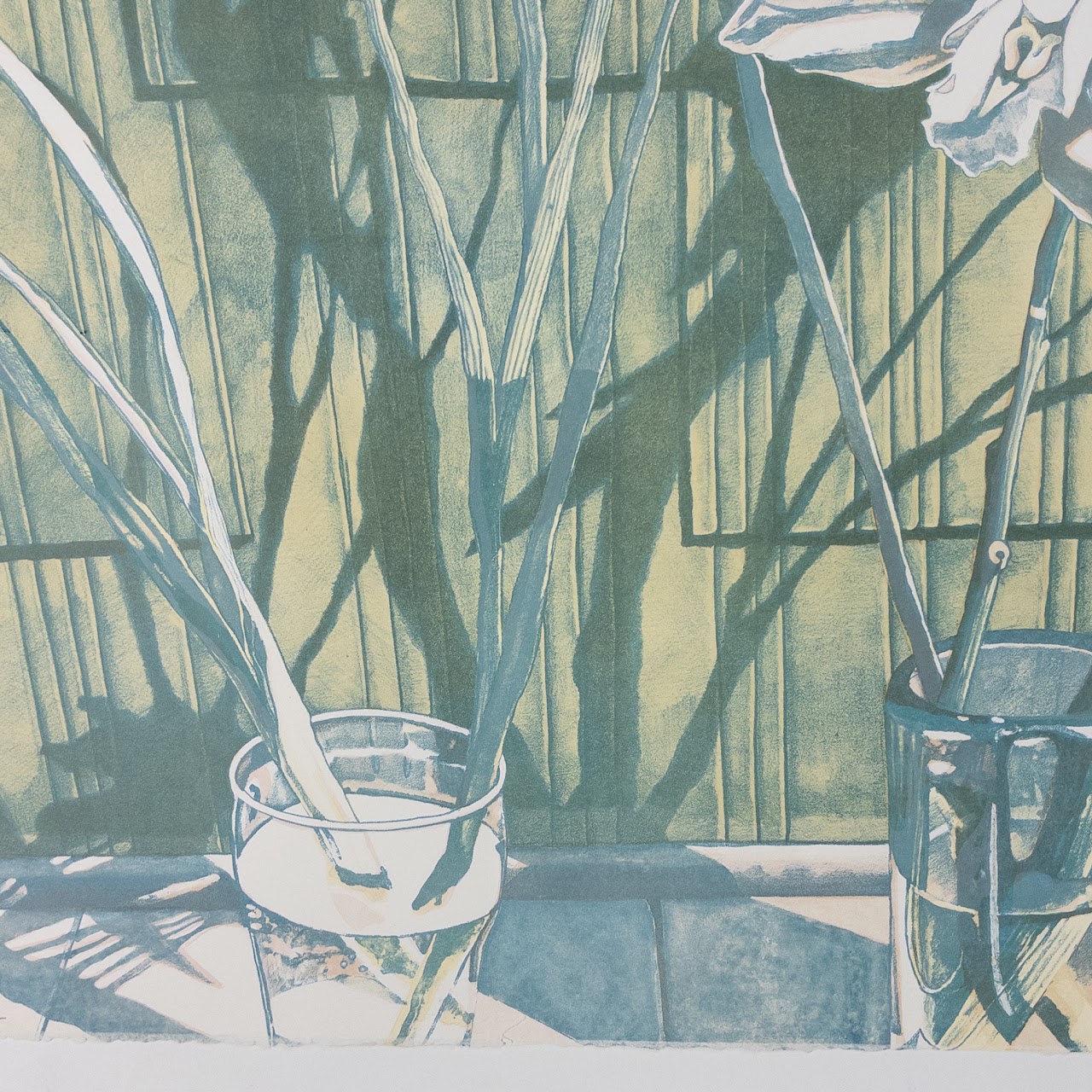 Jane E. Goldman 'Back Porch Reflections #5' Signed Lithograph