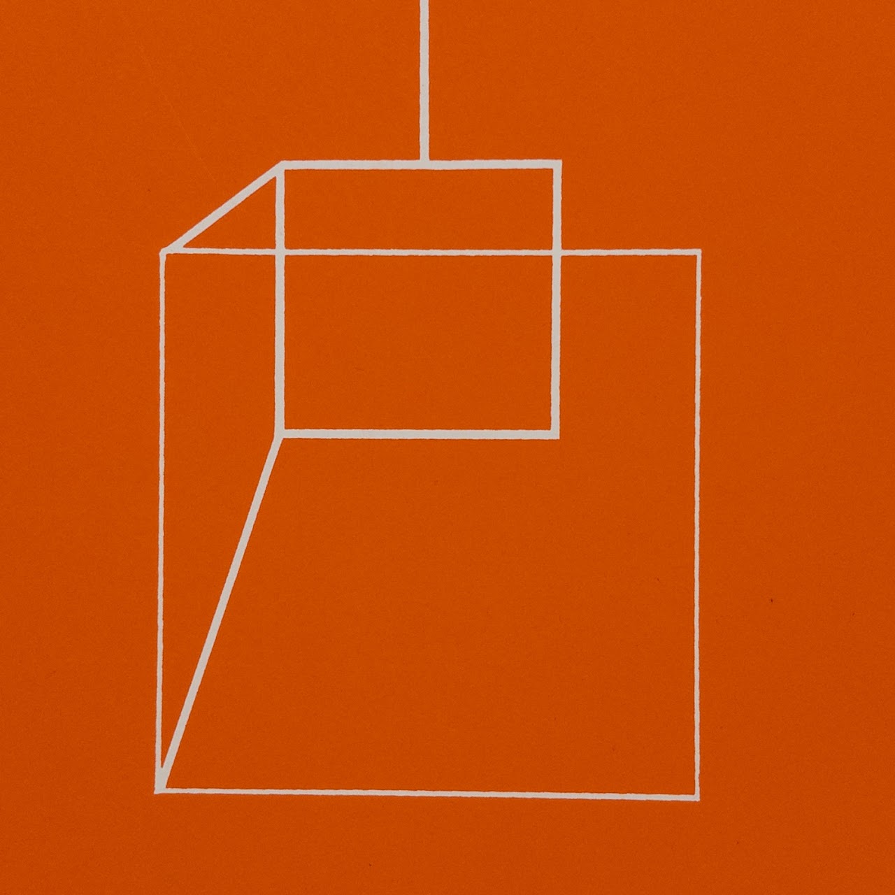 Signed Geometric Study Lithograph