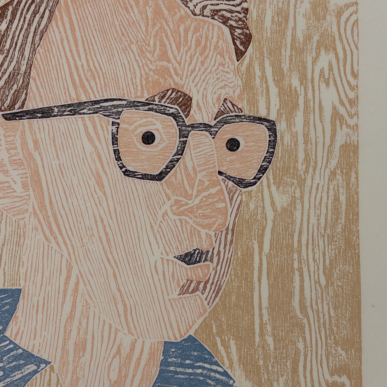 Marisol Escobar (Marisol) Signed Woody Allen Woodcut Etching