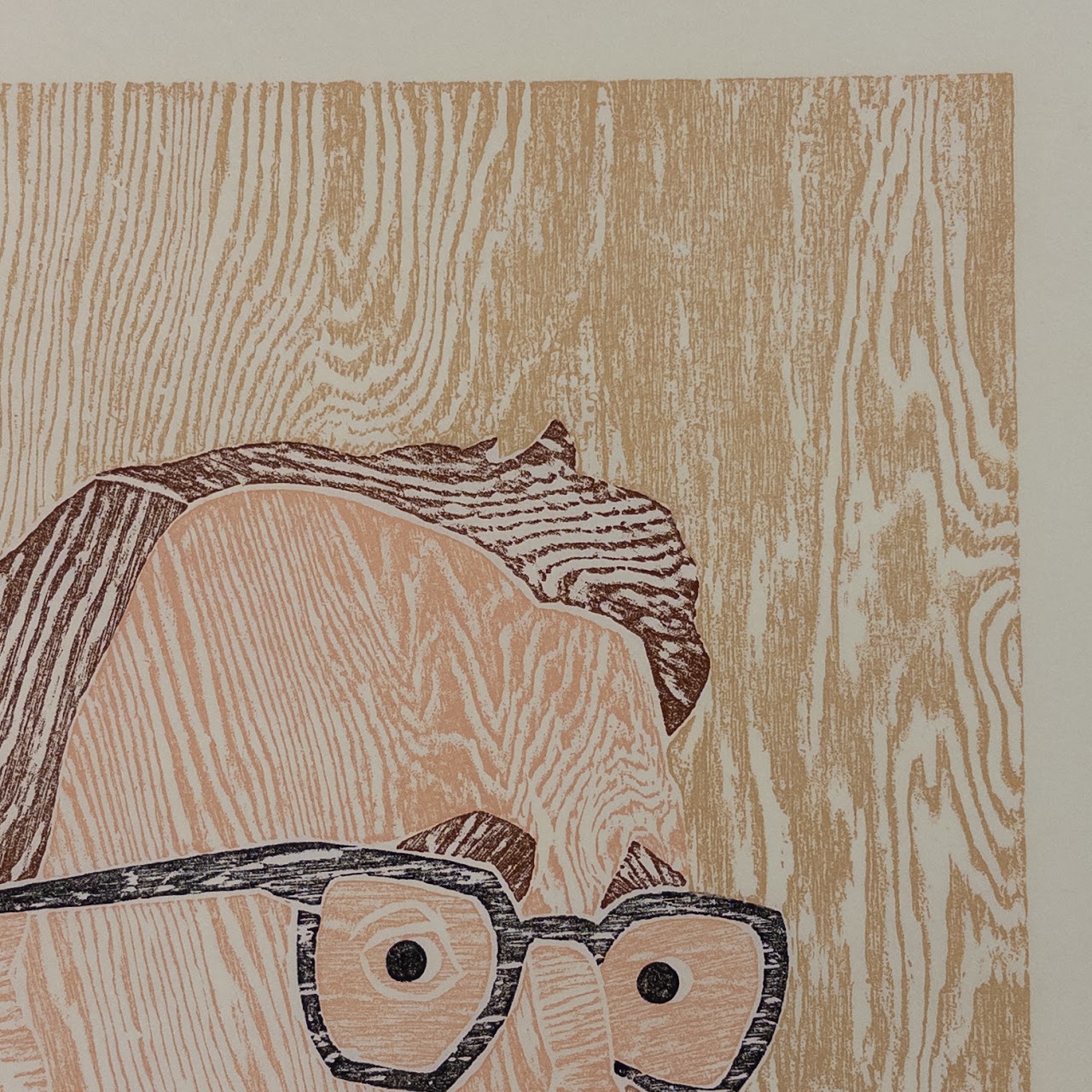 Marisol Escobar (Marisol) Signed Woody Allen Woodcut Etching