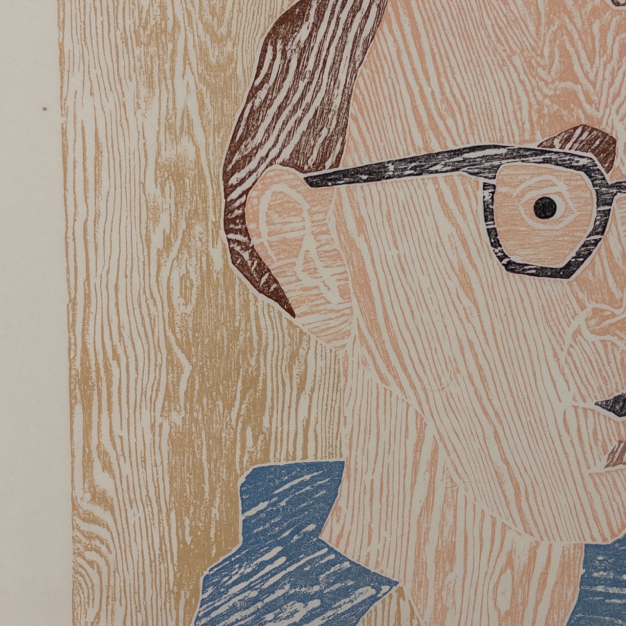 Marisol Escobar (Marisol) Signed Woody Allen Woodcut Etching