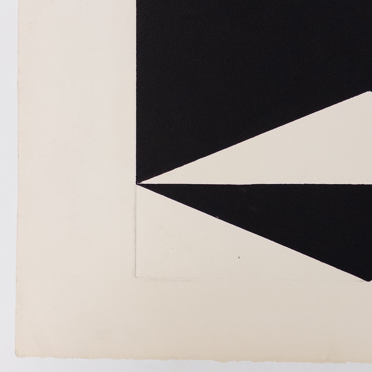 Signed Modernist Shape Study Aquatint