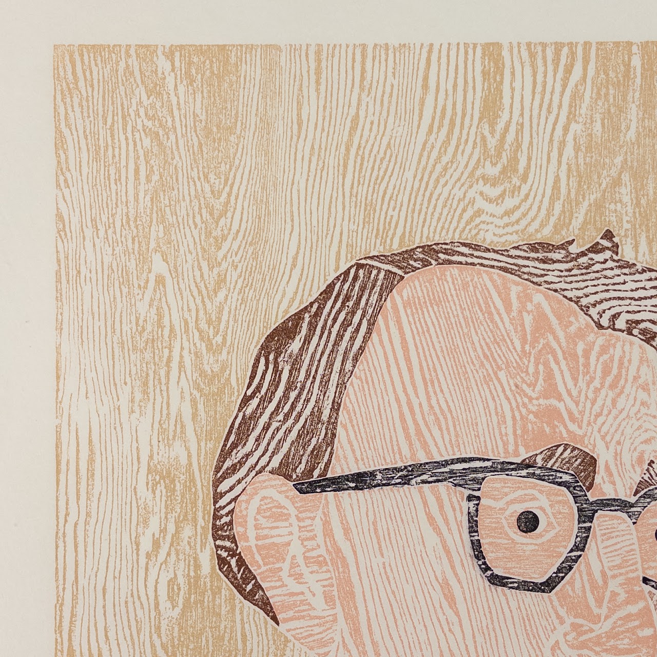 Marisol Escobar (Marisol) Signed Woody Allen Woodcut Etching #2 (29)