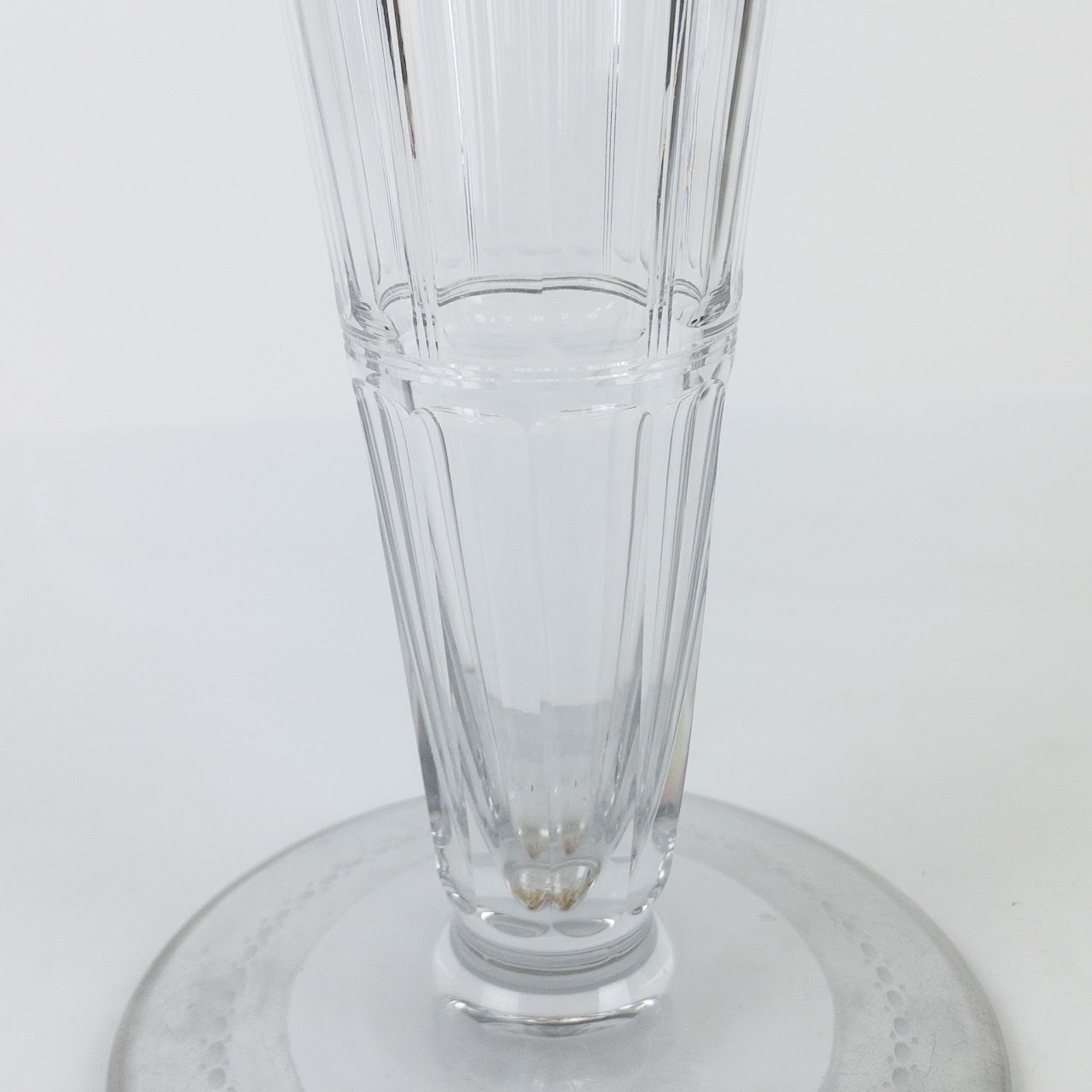 Cut Crystal Vintage 25" Flower Vase