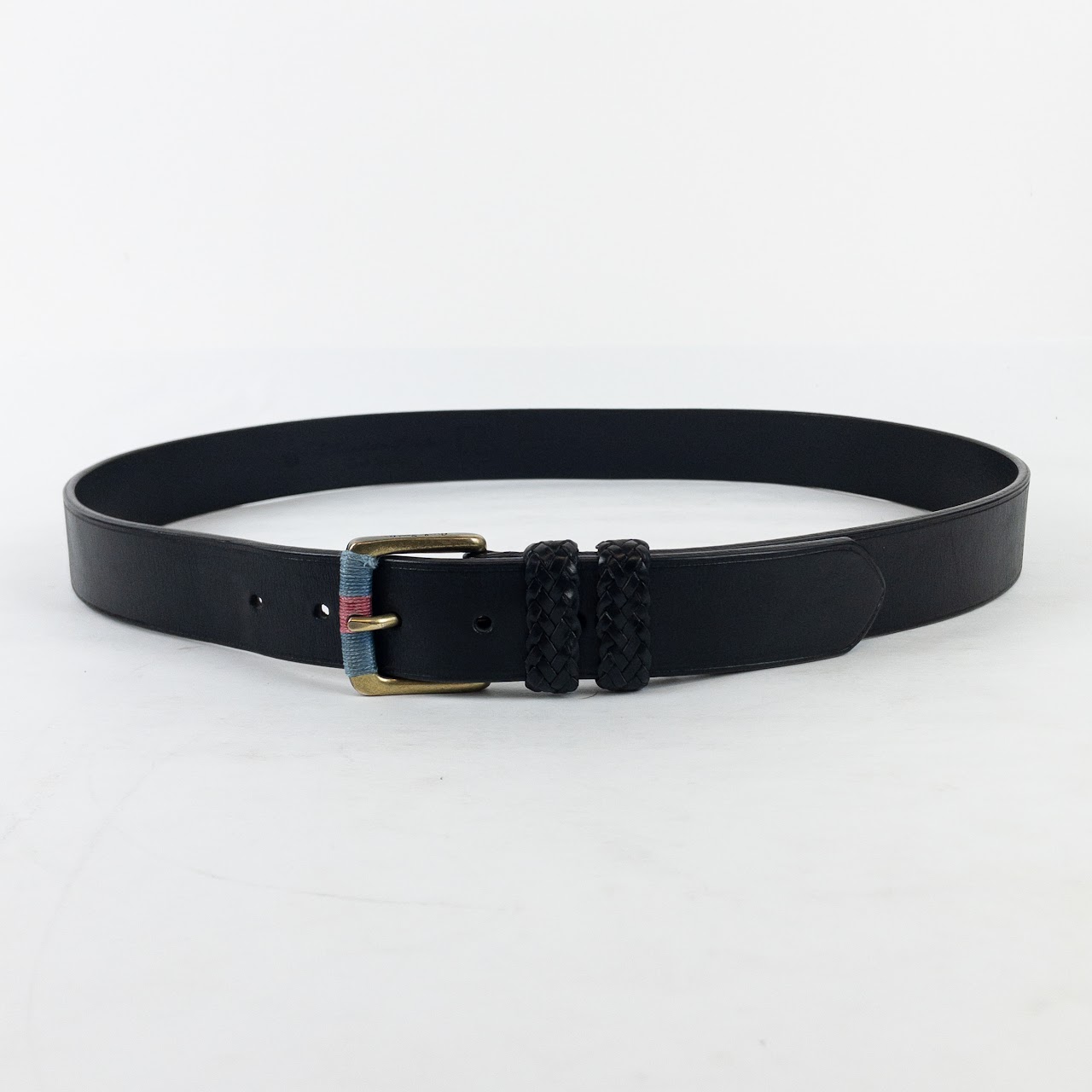 John Varvatos & Paul Smith Leather Belt Pair