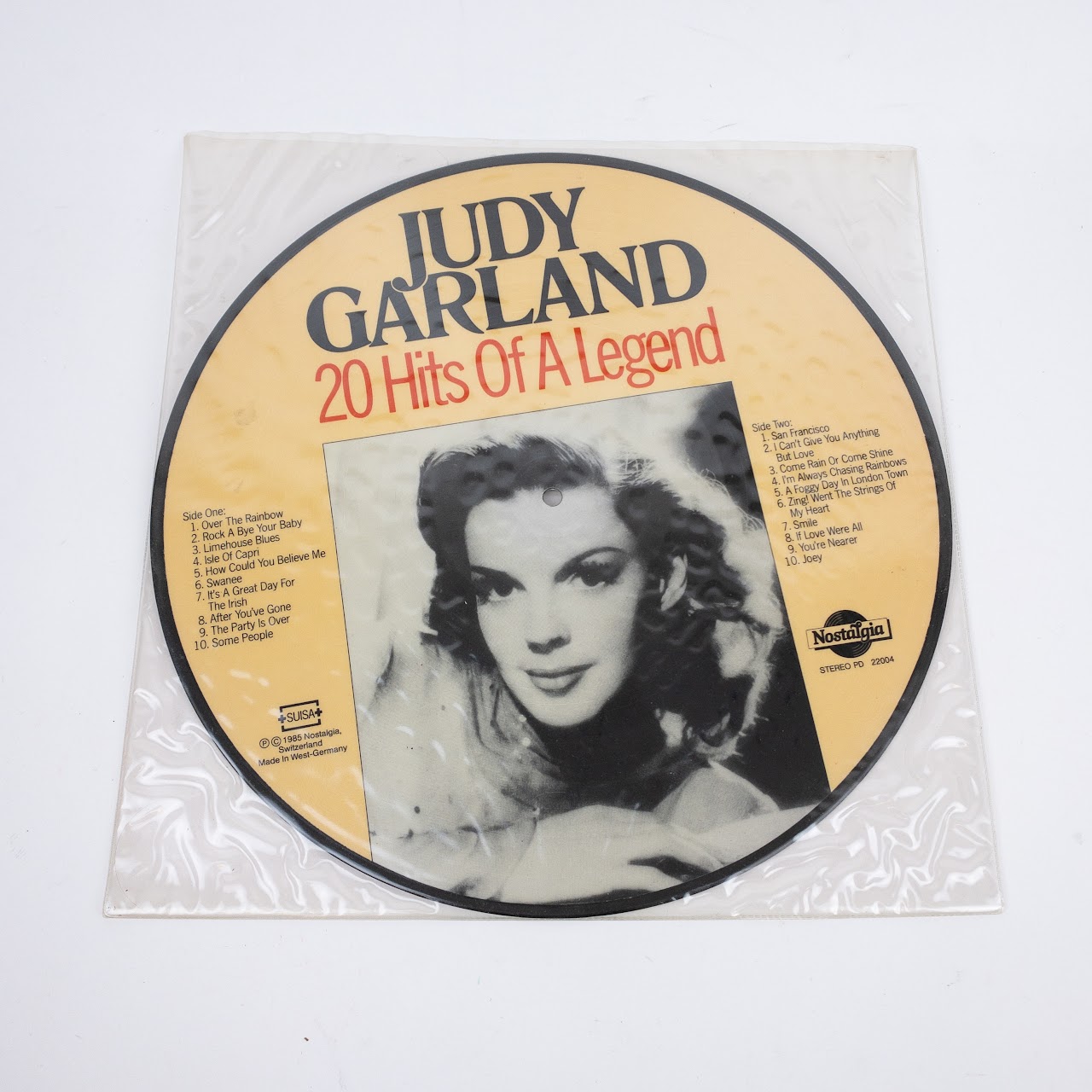 Judy Garland '20 Hits of a Legend' Picture LP