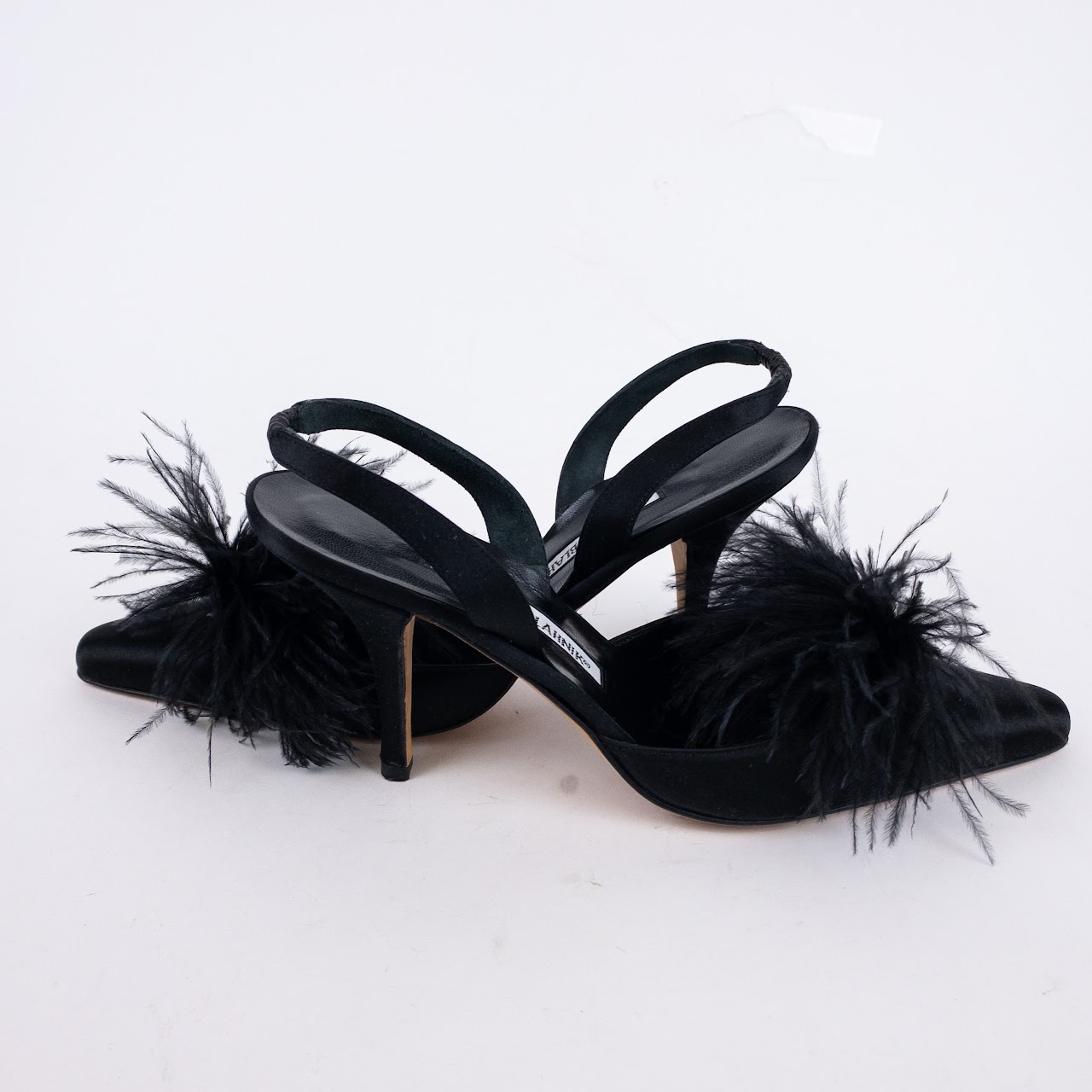 Manolo Blahnik Feather Toe Pumps