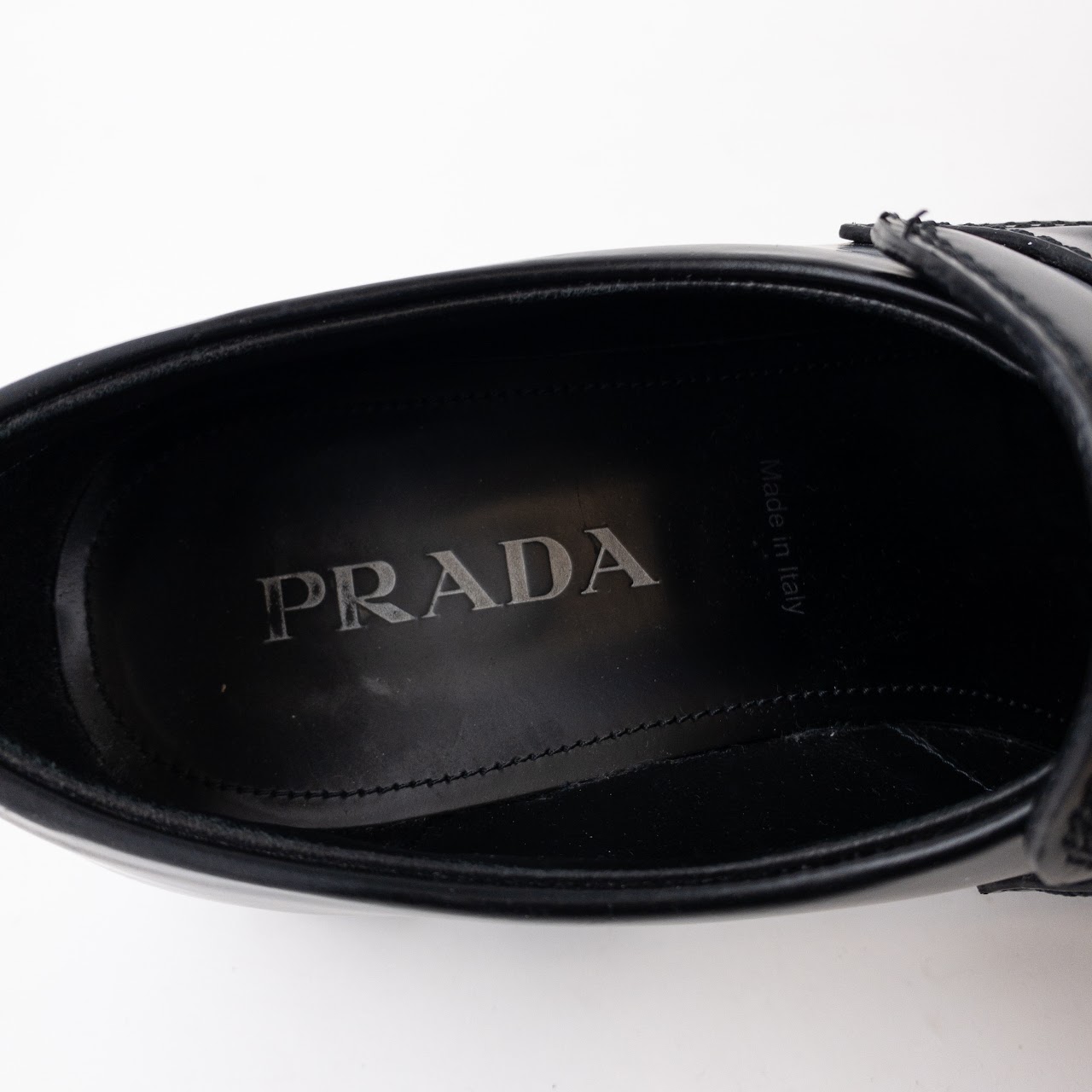 Prada Monolith Platform Loafers