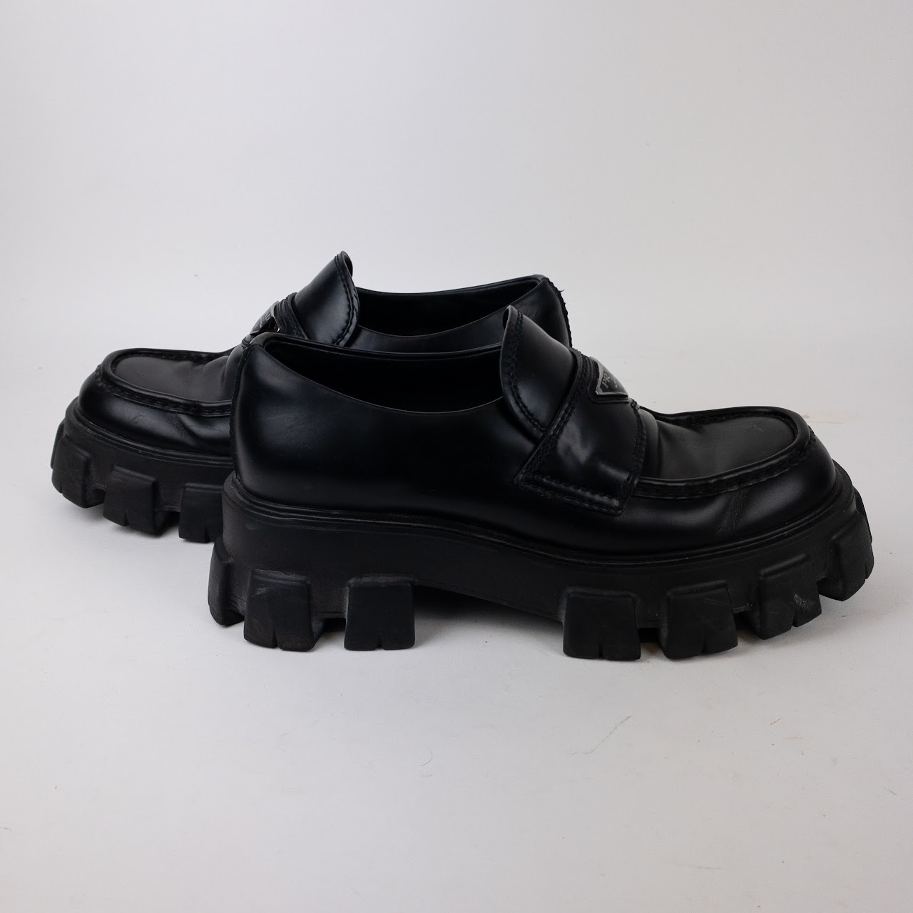 Prada Monolith Platform Loafers