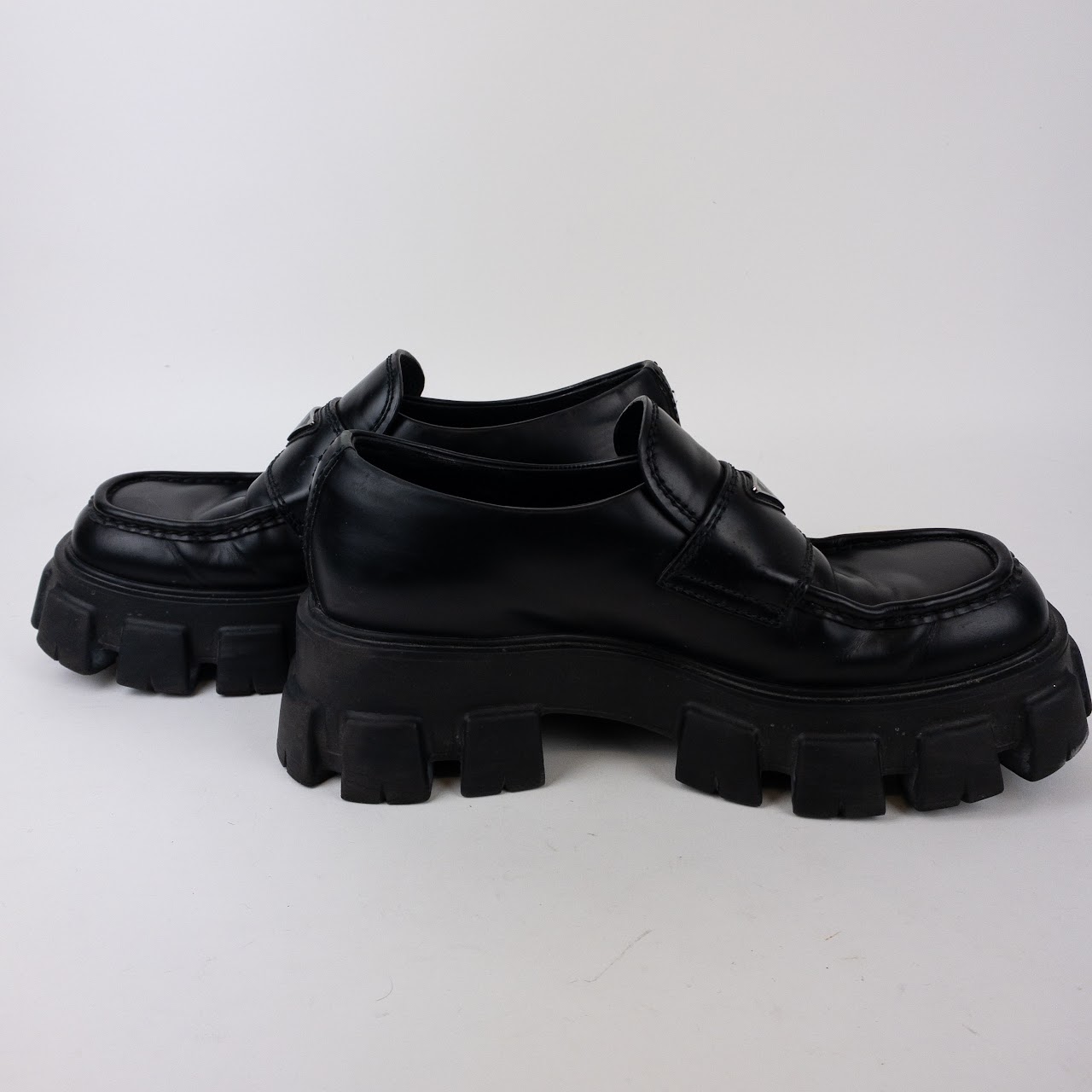 Prada Monolith Platform Loafers