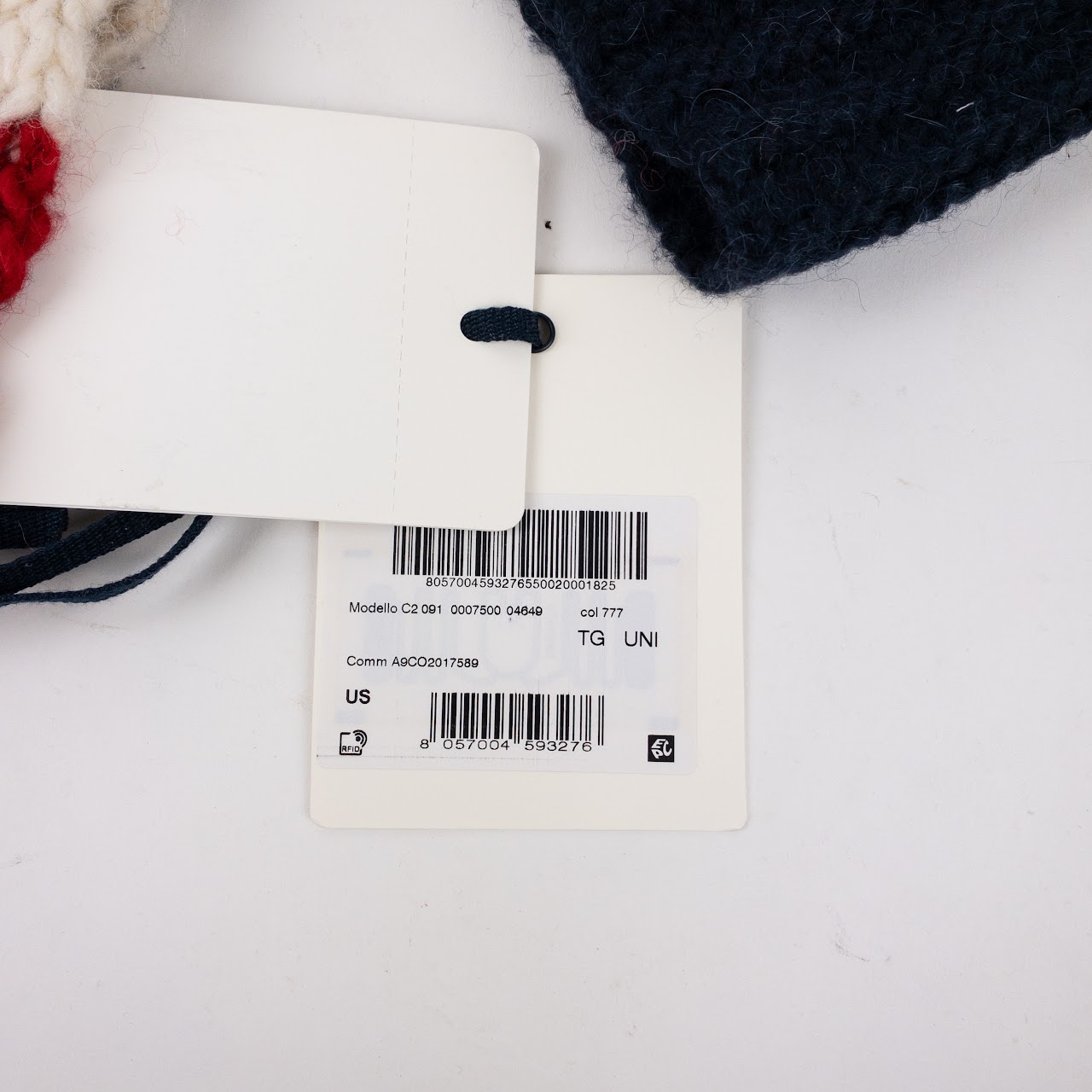 Moncler Wide Knit Scarf with Tags