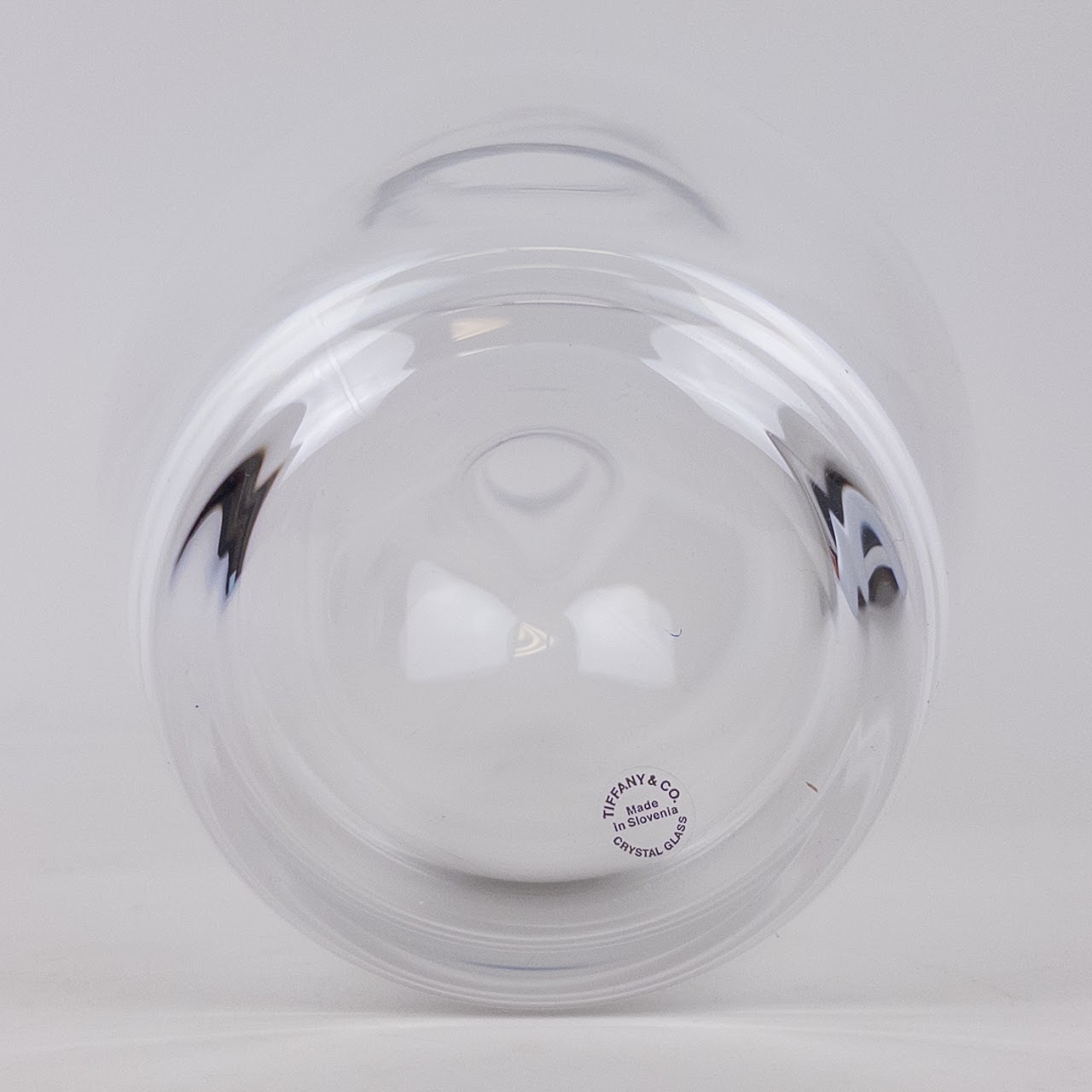 Tiffany & Co. Round Decanter in Crystal