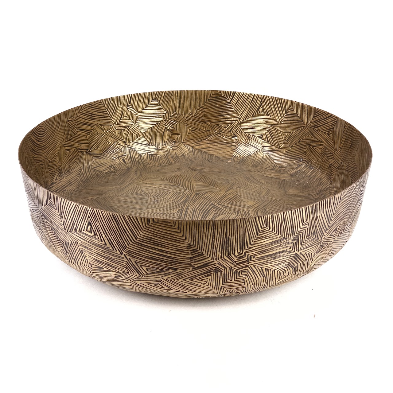 Palecek Chelsea House Round Marbleized Bowl