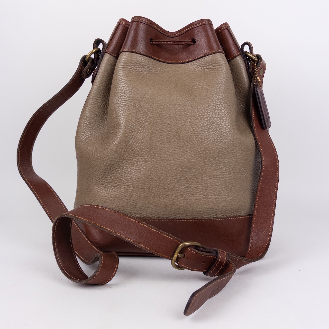 Coach Sheridan Newberry Taupe Bucket Bag