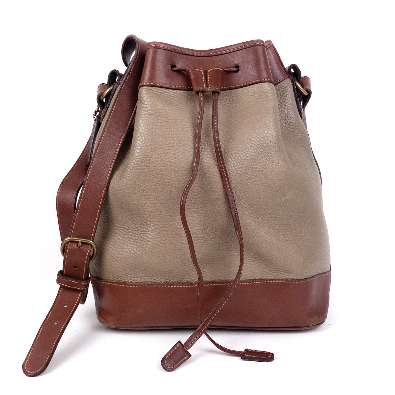 Coach Sheridan Newberry Taupe Bucket Bag