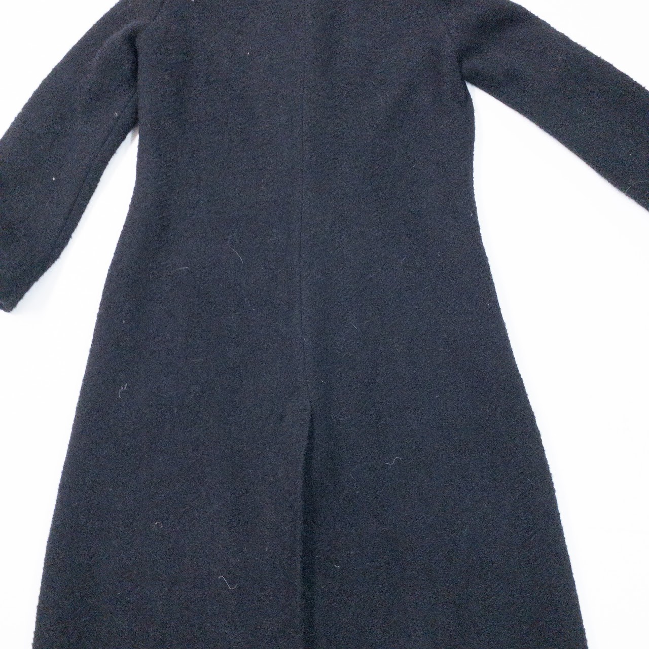 Sandro Wool Bouclé Long Coat