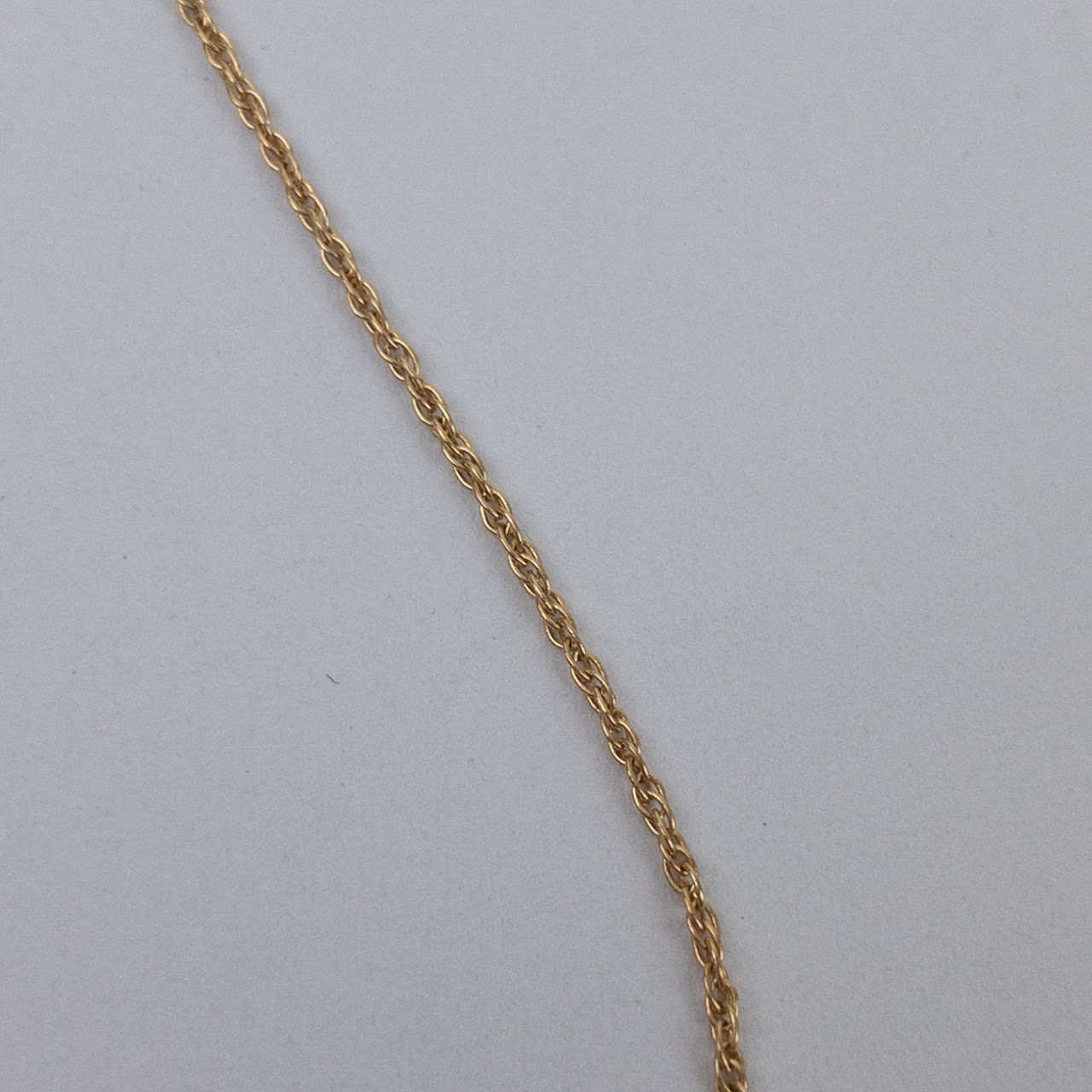 14K Gold Rope Chain Necklace