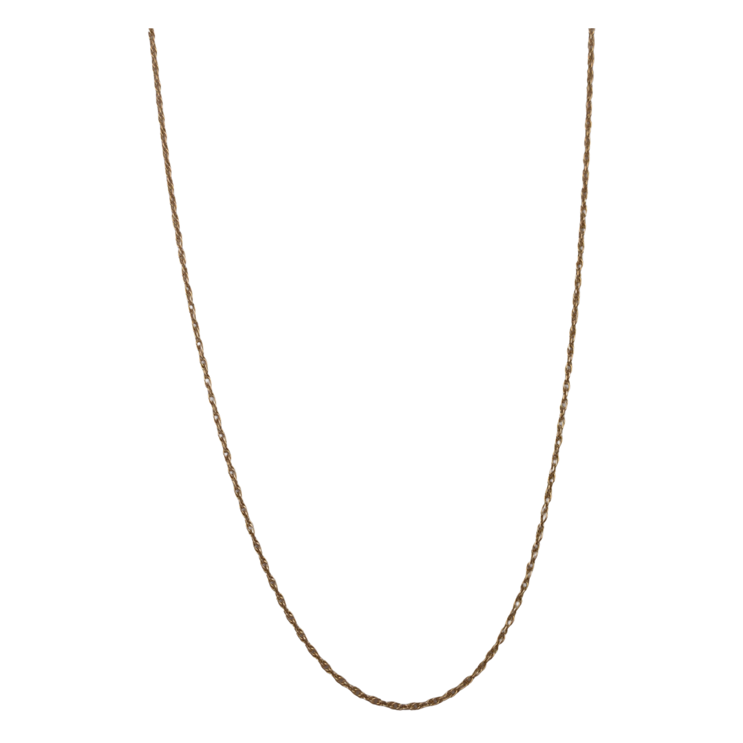 14K Gold Rope Chain Necklace